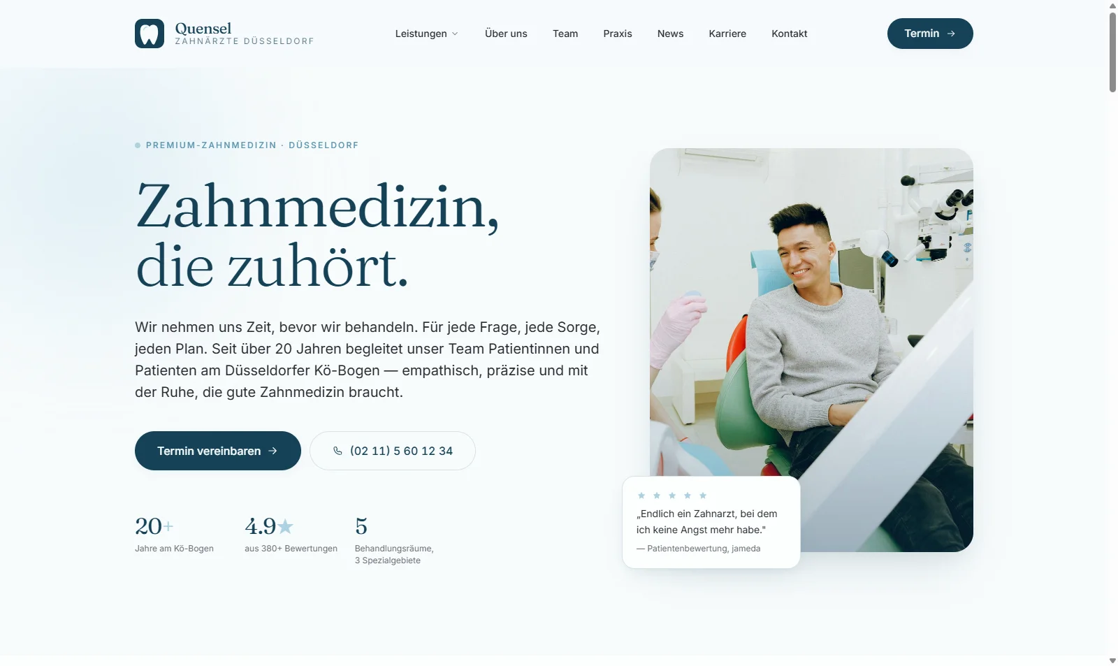 Dr. Quensel & Kollegen – Website Vorschau